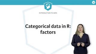 R Tutorial : Categorical data in R: factors