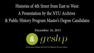 Histories of 4th Street from East to West
