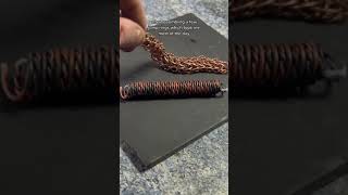 Copper Wire to 24ct Gold Bracelet