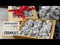 CHEWY AND FUDGY CHOCOLATE CRINKLES