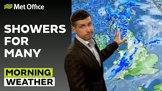 13/04/24 – Showery over the Weekend – Morning Weather Forecast UK – Met Office Weather