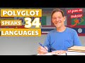 Polyglot Speaking 34 Languages|  Learn Languages