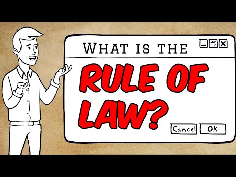 How does the rule of law influence American government?