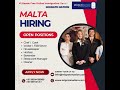 move europe in 2025 malta work permit malta visa maltavisa europejobs hospitalityjobs