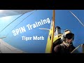 SPIN training in a TIGER MOTH biplane!