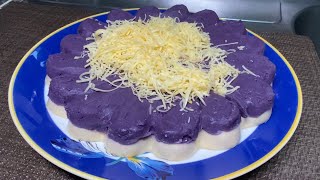 YUMMY \u0026 CREAMY UBE DECADENCE #halaya at #milkgelatine