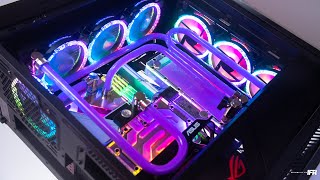 I Built a $7400 all ASUS Water Cooled Gaming PC - RTX 3090 w/ Benchmarks