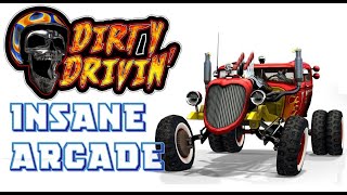 Raw Thrill's DIRTY DRIVIN' Insane Arcade Race Game Playthrough