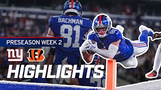 Preseason Week 2: Giants vs. Bengals TOP HIGHLIGHTS from the WIN! | New York Giants