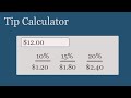 Build A Tip Calculator From Scratch | Web Development For Beginners