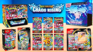 I Opened EVERY CHAOS RISING Pokémon Product (WORTH IT?)