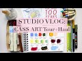 STUDIO VLOG: Cass Art Shop Tour + Haul + Swatches!!