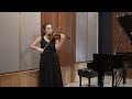 Yuchen Chou - J.S. Bach Chaconne from Violin Partita No.2 in D Minor BWV 1004