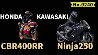 カワサキNinja250/ホンダCBR400RR/沖縄バイクツーリング/B\u0026Bタンデムライダー0240