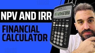 How to find NPV, IRR and Payback Period on a Financial Calculator