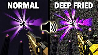 Minecraft Sounds: Normal vs Deep Fried