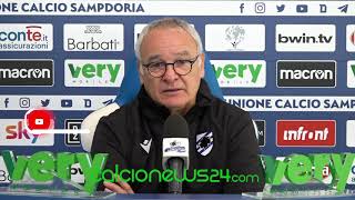 Conferenza stampa Ranieri pre Sampdoria-Juventus