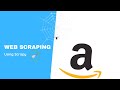 How to Scrape Amazon using Scrapy | Python
