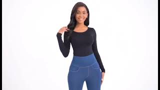 Soo slick Seamless Long Sleeve Bodysuit for Women