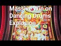 Massive Win on Dancing Drums Explosion. Sometimes, going big really pays off!!