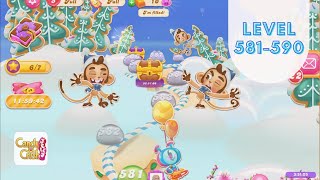 #59 Candy Crush Jelly Saga ［ LV.581-590 ］キャンディクラッシュゼリーを初めてみたよ！ 攻略方法