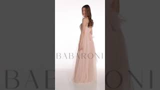 BABARONI Ula Sweet Strapless Sweetheart Neck Tulle Dresses with Bow