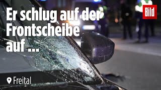 SUV kracht auf Fußgänger – tot | Freital