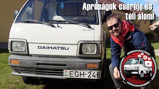 Apróságok cseréje a Daihatsun és téliesítés!🚗🔥