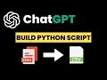Build JSON To CSV Python Converter Script By Using ChatGPT