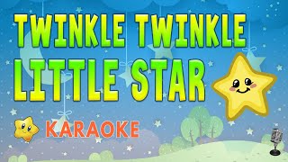 Twinkle Twinkle Little Star Karaoke 🎤 - (Nursery Rhyme) - Lagu Anak Bahasa Inggris🎵