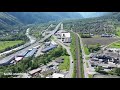 le valais vu du ciel saint maurice et région