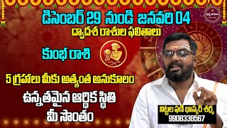 ఈ వారం కుంభ రాశి ఫలితాలు ||Weekly Horoscope