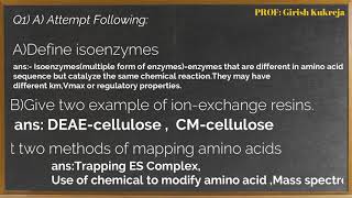 ( 3 ) T Y B.Sc Microbiology, Enzymology, Mb 333