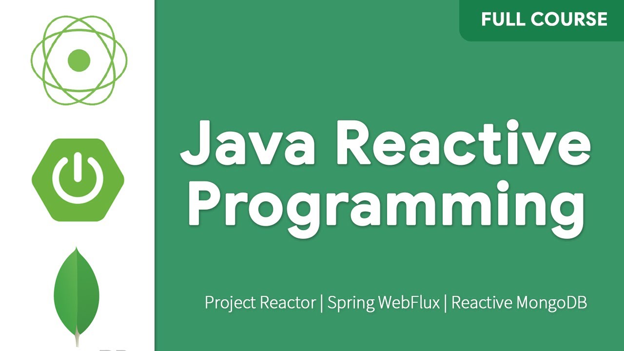 Spring Reactive Full Course Spring Boot Webflux Project Reactor