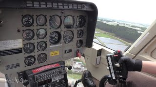 【ヘリコプター神社】ヘリ遊覧機内映像 ヘリサービス Bell 206B ジェットレンジャー JA6061  エンジンスタート～離陸/Bell 206B III JetRanger Startup