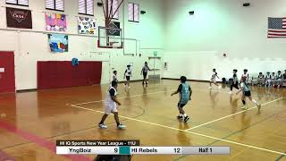 YngBoiz vs HI Rebels - 1/12/25 (HI IQ Sports New Year League - 11U)