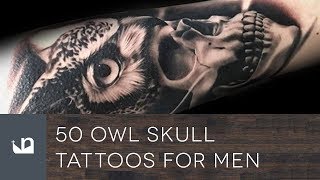50 Owl Skull Tattoos For Men
