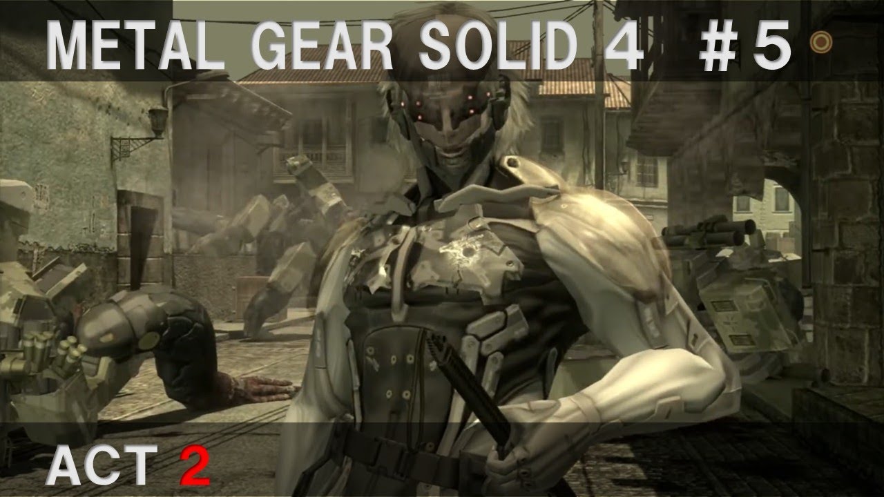 Ps3 Metal Gear Solid 4 5 Act2 Youtube