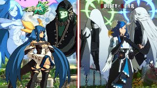 GUILTY GEAR STRIVE - QUEEN DIZZY  Animation Comparison - Xrd REV 2 vs STRIVE - [4K]