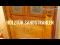 Holztür SANDSTRAHLEN, HOLZ Sandstrahlen