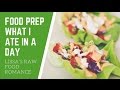 WHAT I ATE IN A DAY WITH FOOD PREP || RAW FOOD VEGAN