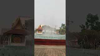 Vientiane Laos Patuxai park musical fountain