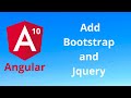How to Add Bootstrap and Jquery to Angular | Install bootstrap and Jquery in angular app