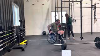 CrossFit semifinals adaptive seated w/o hip div workout 5&6