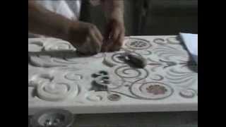 Custom Marble Inlay production