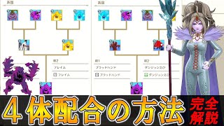 【DQM3】4体配合のやり方を完全解説！！ギャスモン、リーズレット、バズズの作り方も紹介！！【ドラクエモンスターズ3】