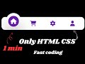 Bottom Navigation Bar HTML CSS - ASMR