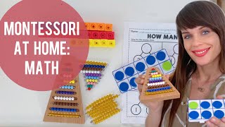 Homeschool Preschool Math Activities | Montessori At Home Addition With Bead Bars & Ten Frames