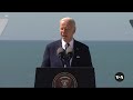 Biden presses for unity on Ukraine at hallowed WWII battleground | VOANews