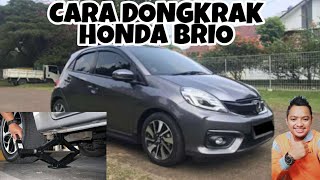 CARA DONGKRAK MOBIL HONDA BRIO